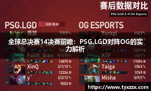 全球总决赛14决赛前瞻：PSG.LGD对阵OG的实力解析
